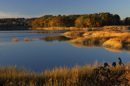 Coastal Maine in autumn